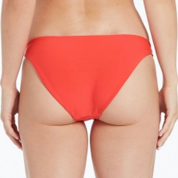 NWT Volcom Simply Seamless Hipster Bikini Bottoms in Pistol Punch - Picture 3 of 10